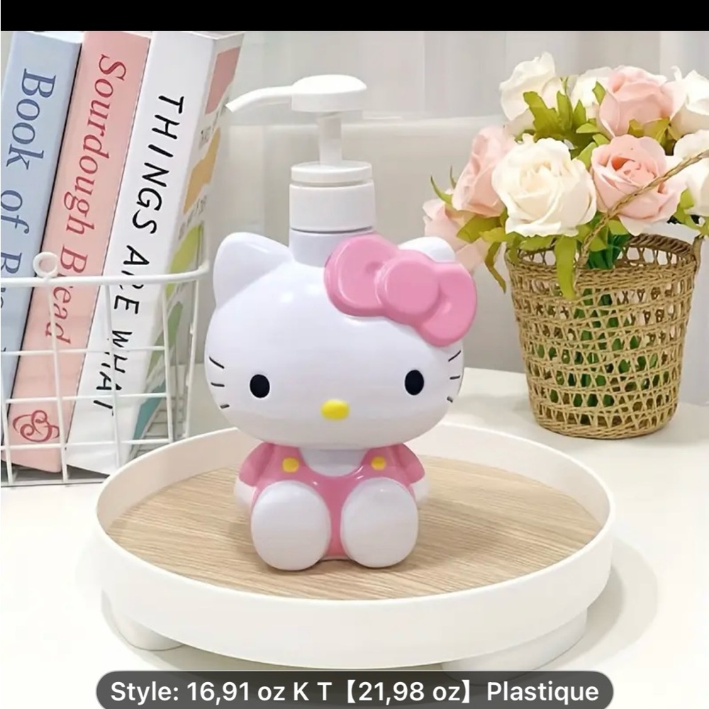 Hello Kitty Pink Soap Dispenser